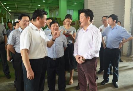 江西省委常委、統(tǒng)戰(zhàn)部長蔡曉明視察仁和集團