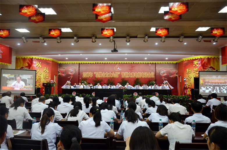 仁和集團(tuán)召開(kāi)2017年“品牌合力大會(huì)戰(zhàn)” 營(yíng)銷(xiāo)大賽電視電話(huà)會(huì)議