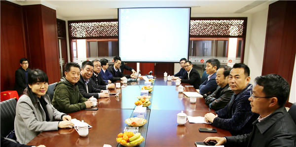 楊文龍董事長會(huì)見中國食品發(fā)酵工程研究院院長蔡木易一行