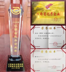 楊文龍董事長(zhǎng)再次榮膺“江西省優(yōu)秀企業(yè)家”